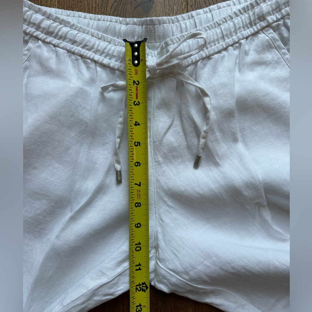 Tommy Bahama Draw String Linen Blend Pants, Ivory, Medium - Picture 2 of 6